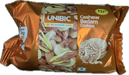 Unibic Cashew Badam Cookies 30g view 1
