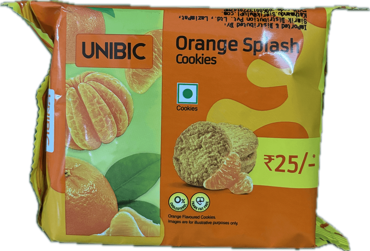 Unibic Orange Splash Cookies 110g