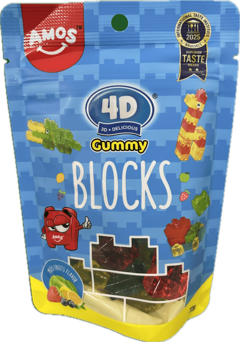 Amos gummy 72g*36 Block