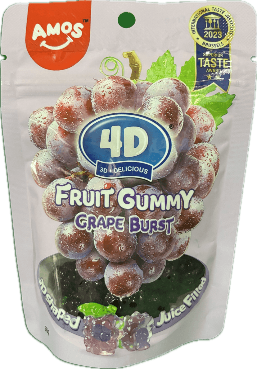 Amos Gummy 65g*36 Grapes